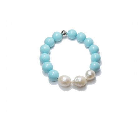 Bracciale  Donna in turchese con perle