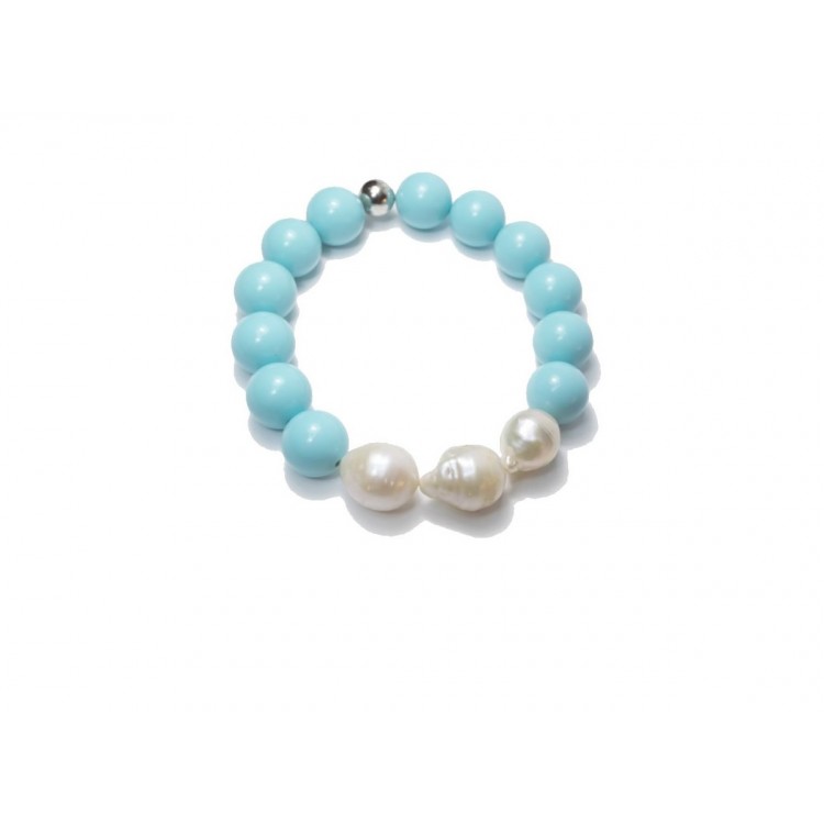 Bracciale  Donna in turchese con perle