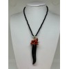 COLLANA DONNA CON CIONDOLO CORNO